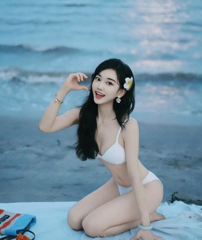 gái nhật bikini trong khung cảnh mở