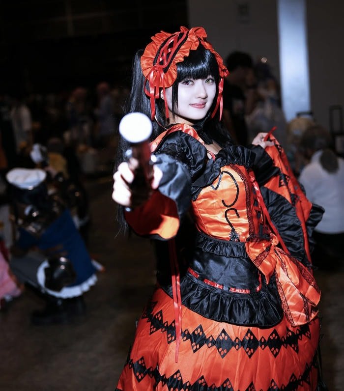 gái xinh cosplay Kurumi cuốn hút ánh nhìn