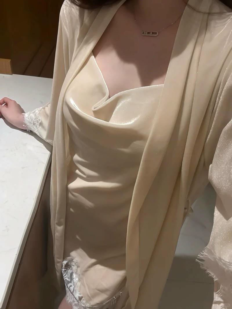 gái xinh đồ ngủ phong cách nhẹ nhàng