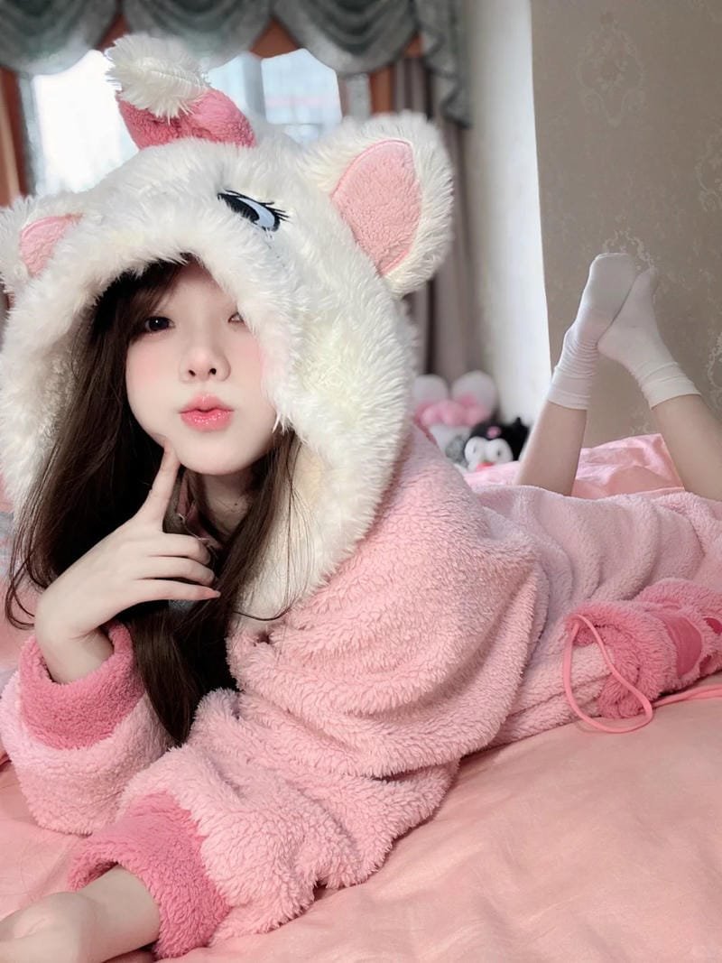 gái xinh đồ ngủ style dễ thương