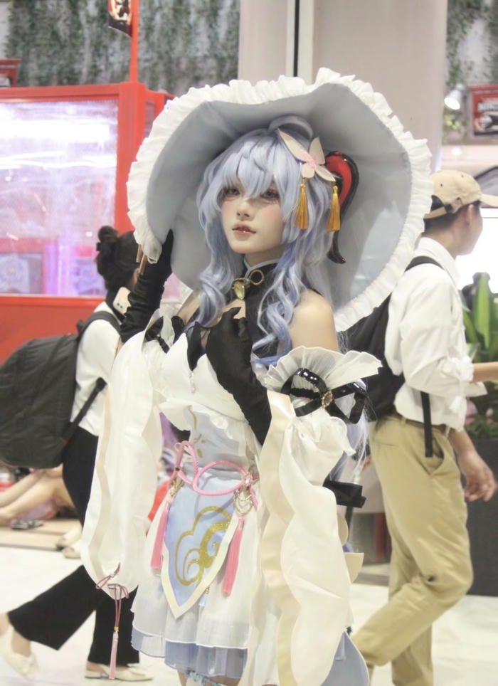 gái xinh ganyu cosplay ngọt ngào