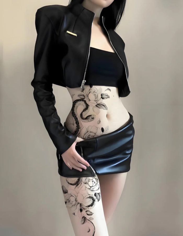 gái xinh xăm mình ngoại hình nổi rõ