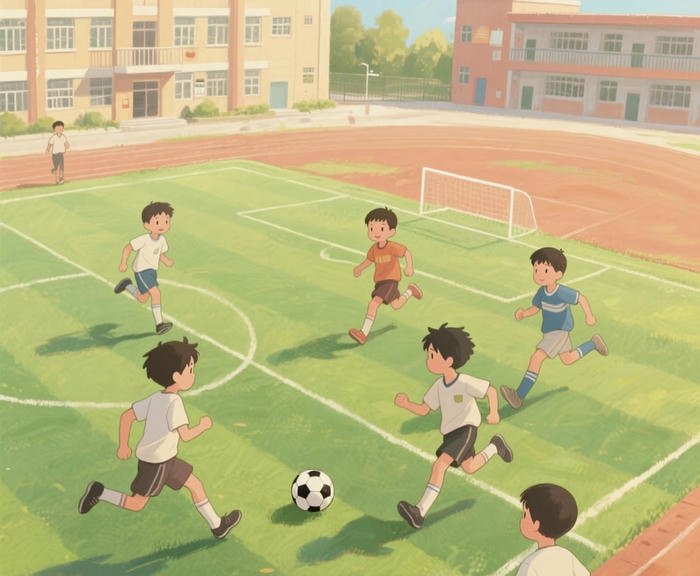 hình ảnh anime bóng đá cuốn hút