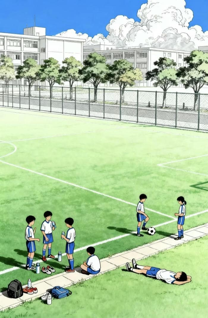 hình ảnh anime bóng đá sống động
