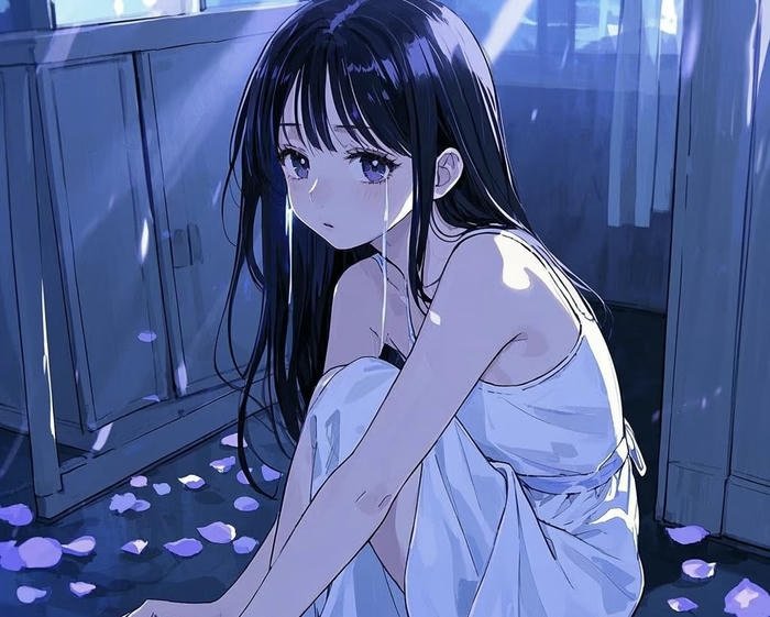 hình ảnh anime buồn vì tình yêu lẻ loi