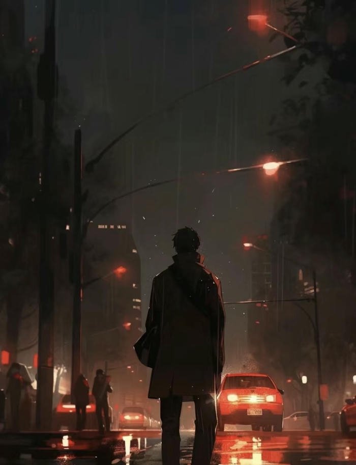 hình ảnh anime buồn vì tình yêu tan