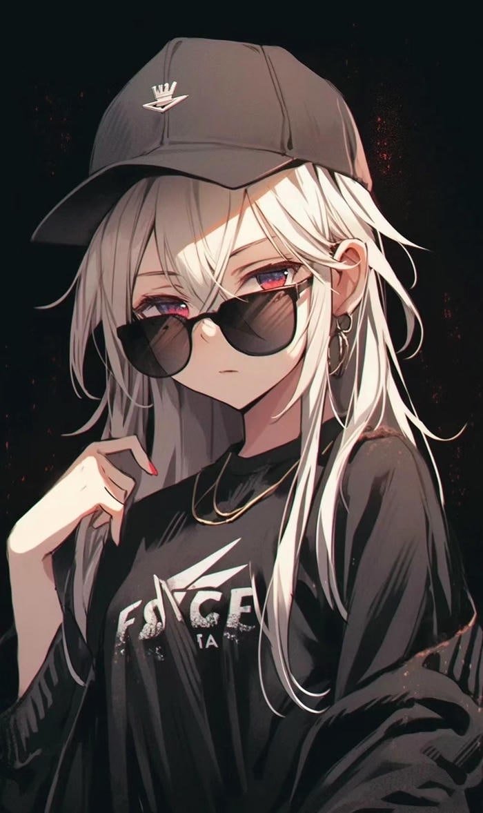 hình ảnh anime đeo kính dâm
