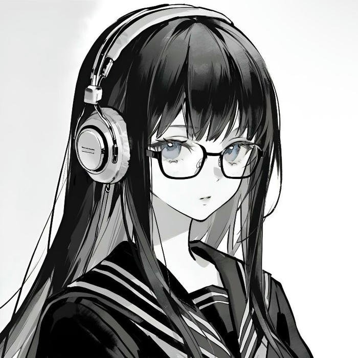 hình ảnh anime đeo kính vẻ ngoài điềm tĩnh