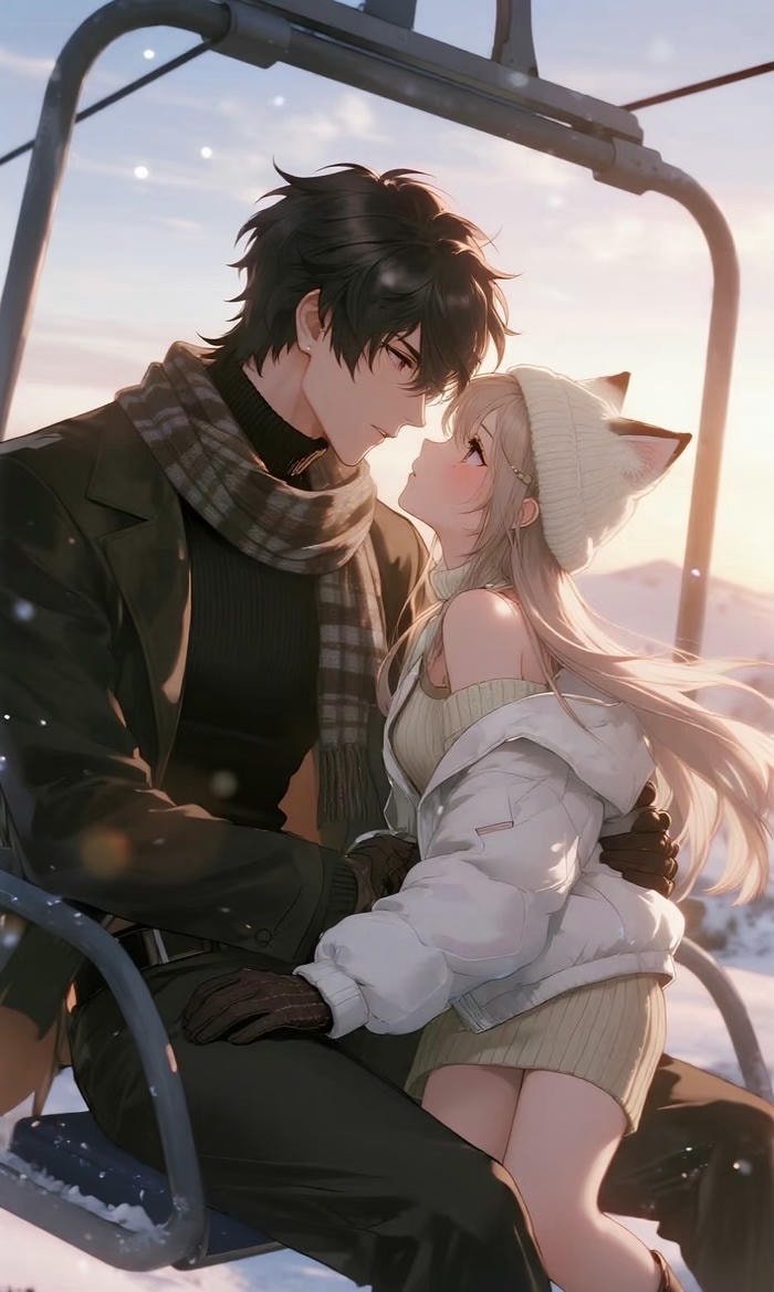 hình ảnh anime đôi hạnh phúc