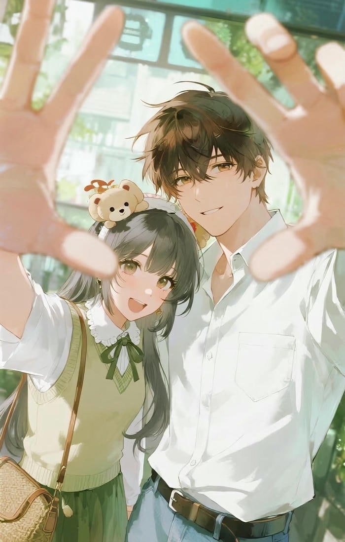 hình ảnh anime đôi tình cảm