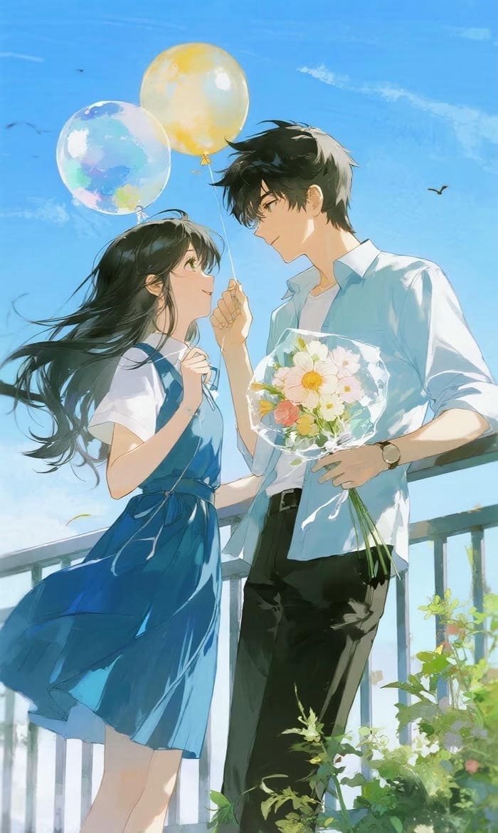 hình ảnh anime đôi yêu nhau