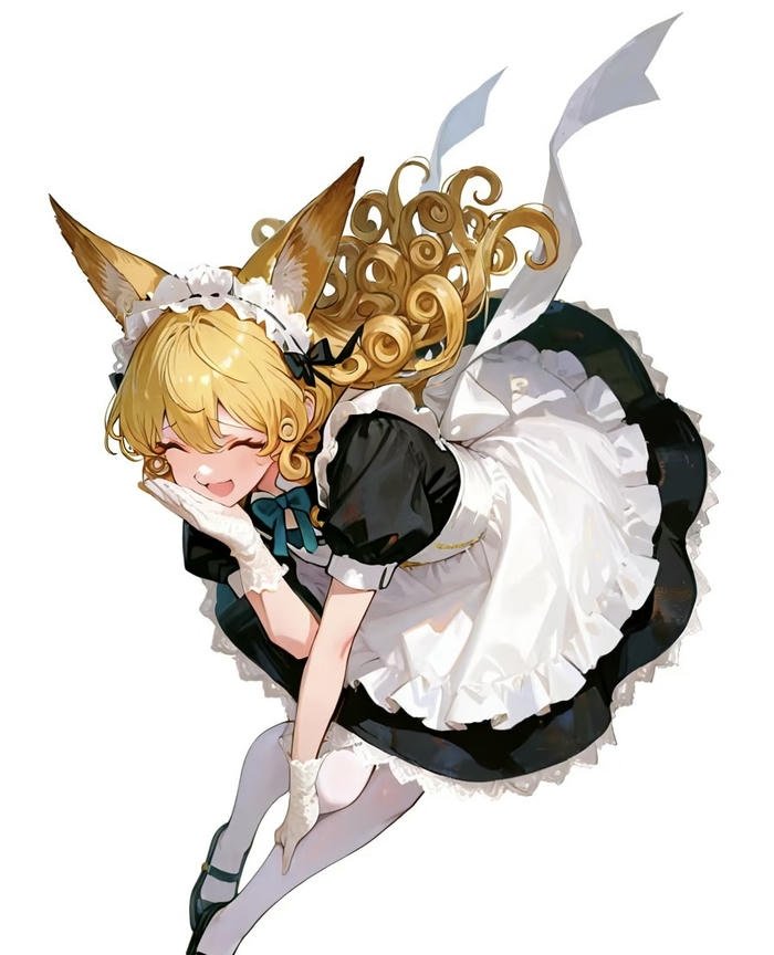 hình ảnh anime hầu gái tạo hình tinh tế
