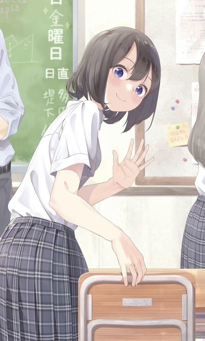 hình ảnh anime học đường sinh động
