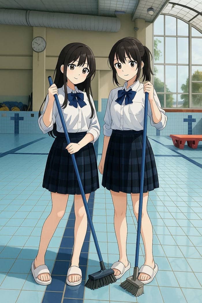 hình ảnh anime học đường sinh hoạt thường ngày