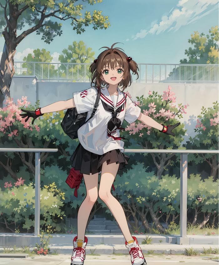 hình ảnh anime học đường tuổi học sinh