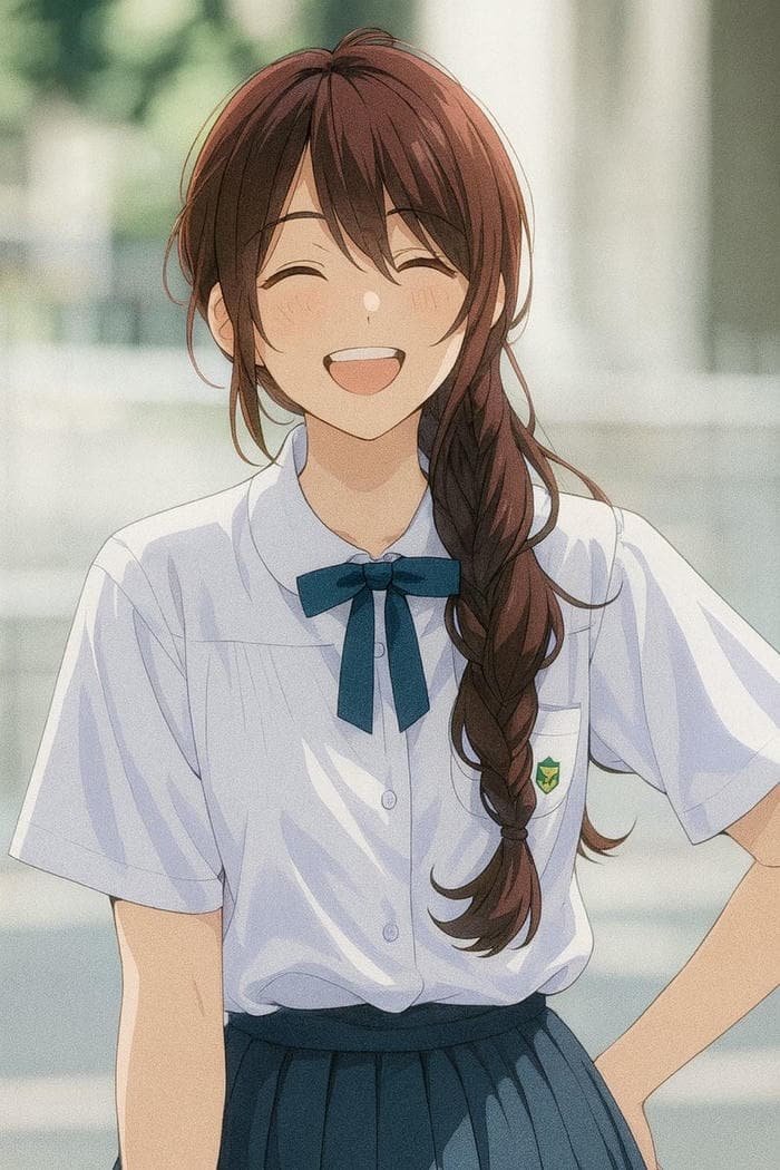 hình ảnh anime học đường vui tươi