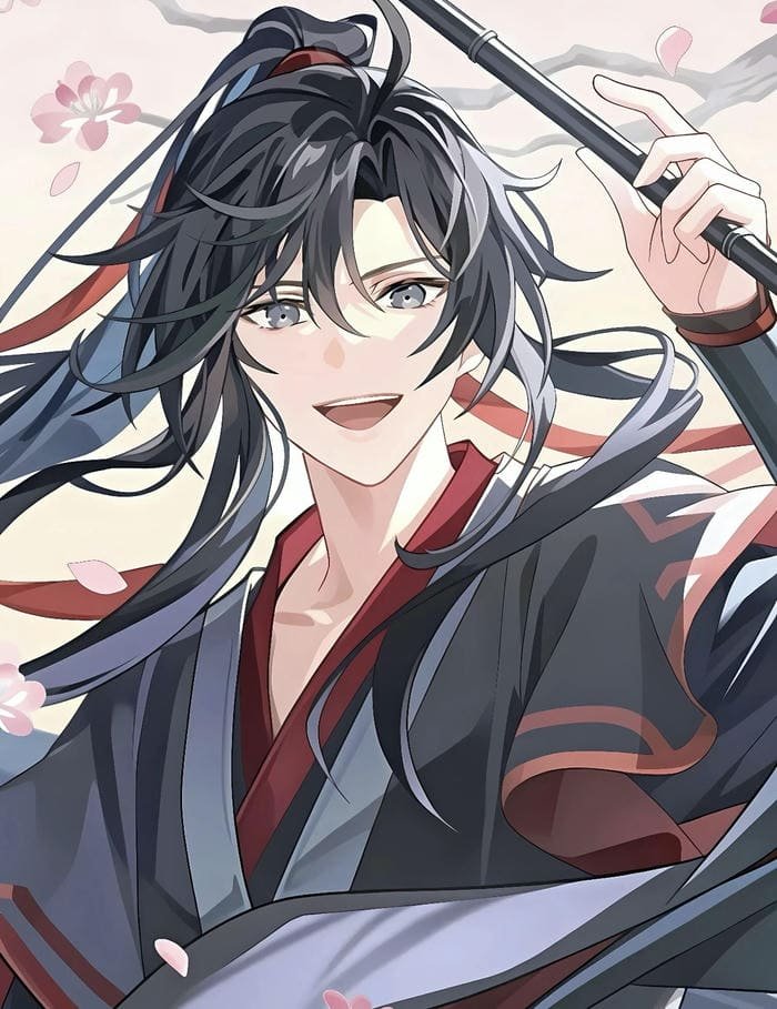 hình ảnh anime nam cổ trang kiếm hiệp