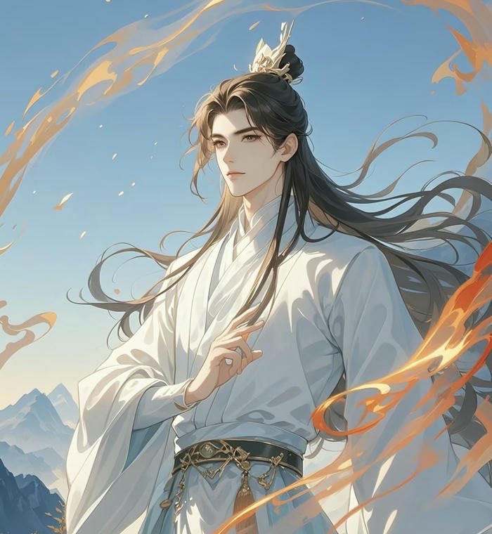 hình ảnh anime nam cổ trang lãng tử