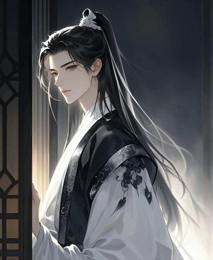 hình ảnh anime nam cổ trang thanh tú