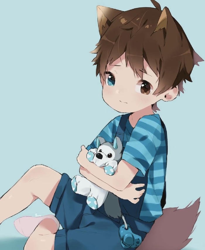 hình ảnh anime nam cute nhẹ nhàng
