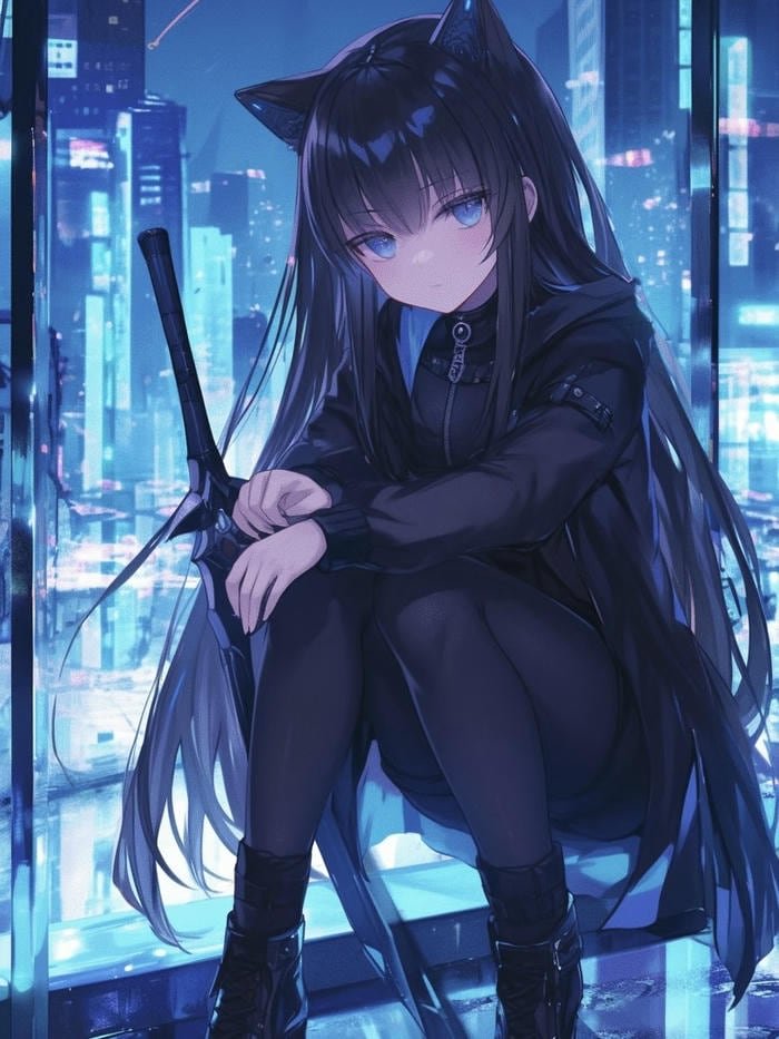 hình ảnh anime nữ avatar chất