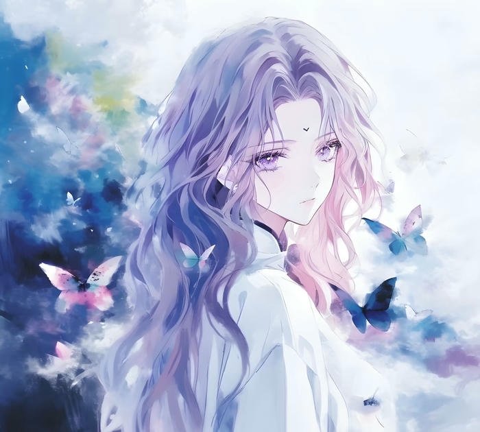 hình ảnh anime nữ mơ mộng