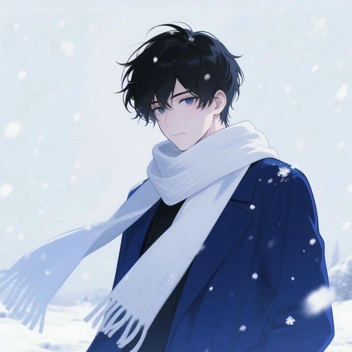hình ảnh avatar anime nam phong thái tự tin
