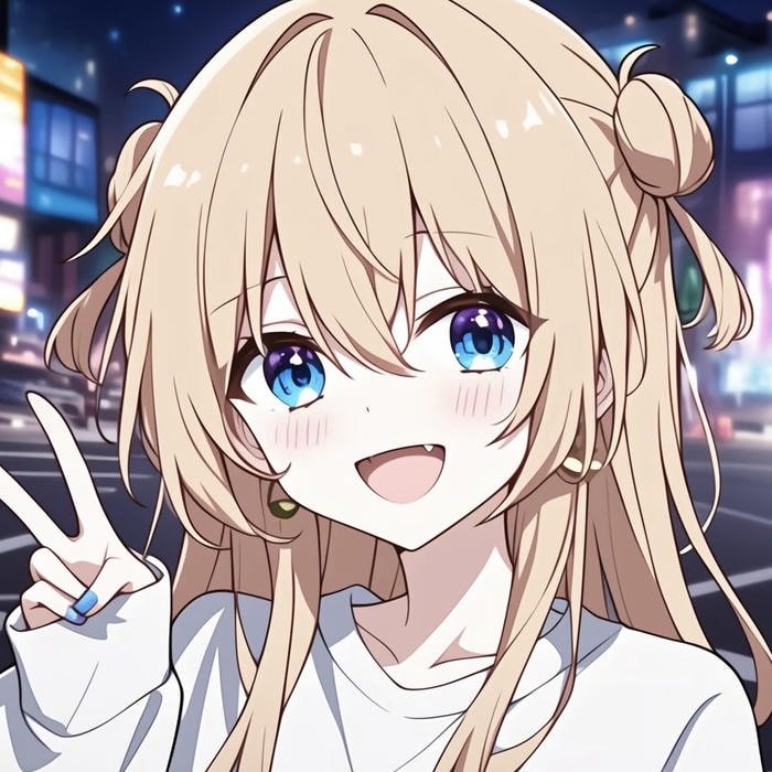 hình ảnh avatar anime nữ giơ tay