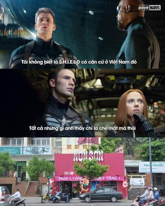 Hình ảnh chế Nón Sơn liên tưởng đến tổ chức đặc vụ Kingsman