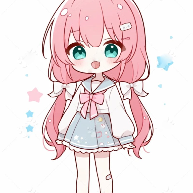 hình ảnh chibi nữ cute mini dễ thương đáng yêu anime