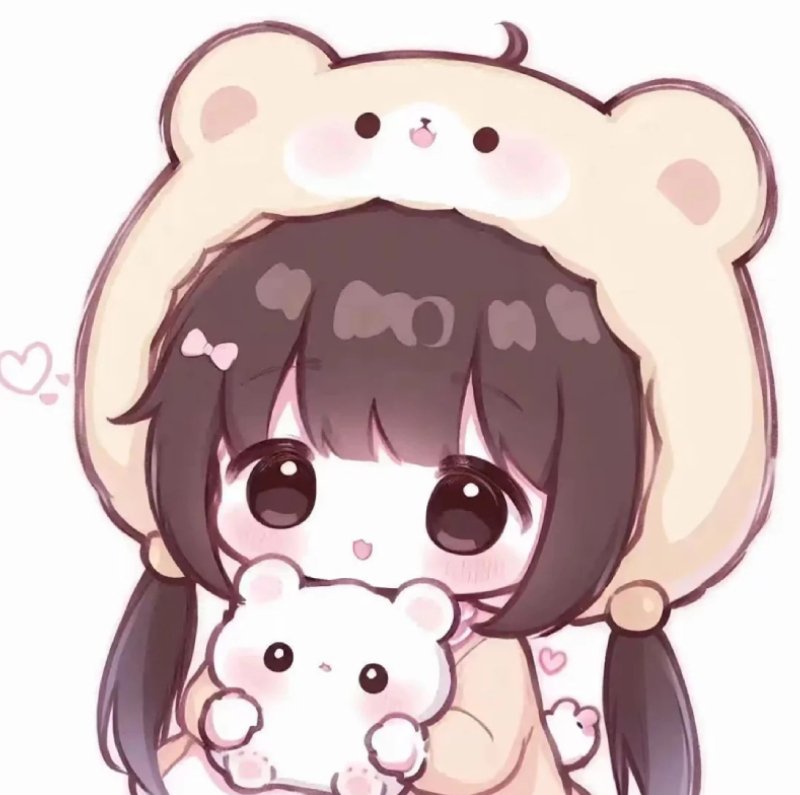 hình ảnh chibi nữ cute sáng tạo đáng yêu dễ thương