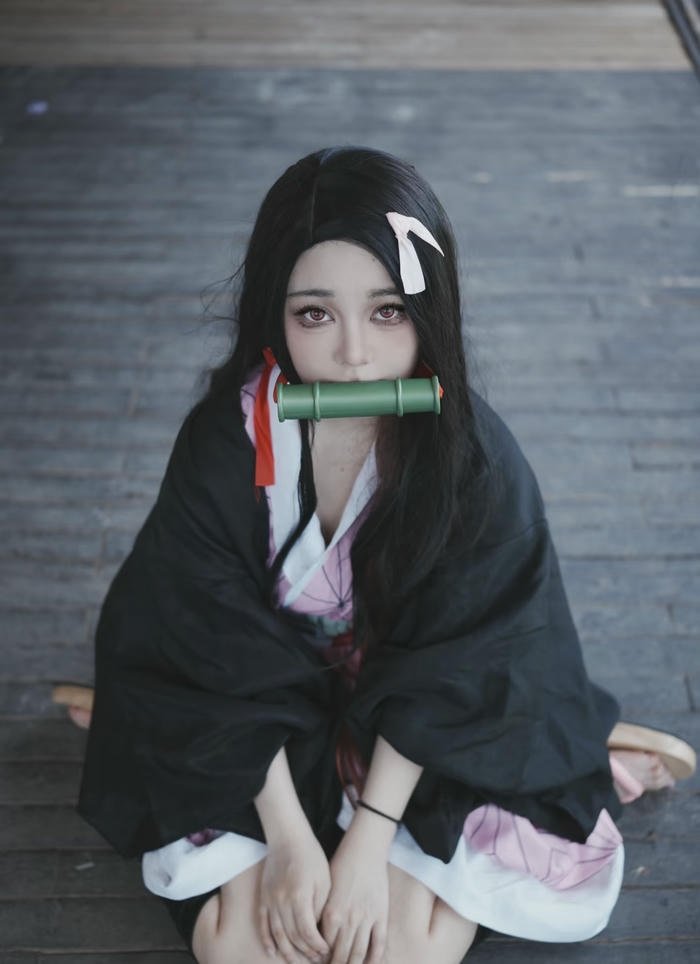 hình ảnh coslay nezuko nhận diện rõ