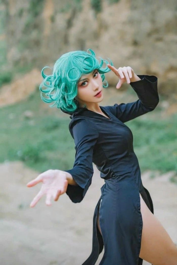 hình ảnh coslay tatsumaki thân hình gợi cảm