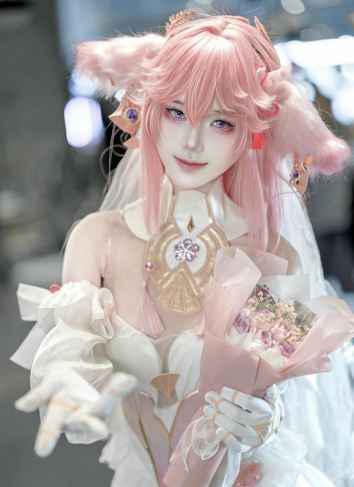hình ảnh coslay yae miko tai cáo lộ