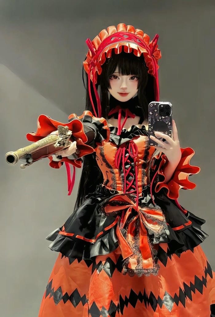 hình ảnh cosplay Kurumi vẻ đẹp khác lạ