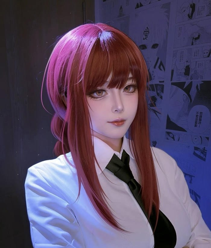 hình ảnh cosplay makima xinh nhẹ