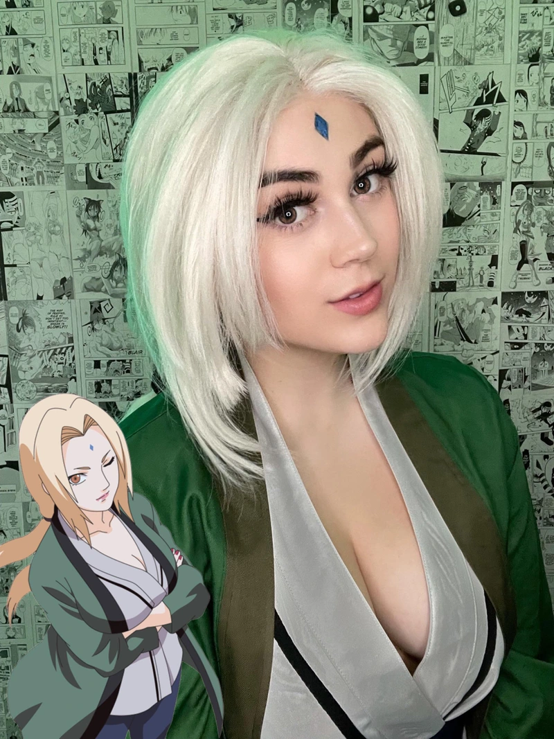 hình ảnh cosplay tsunade mang đậm tinh thần naruto