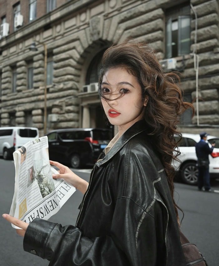 hình ảnh gái Trung Quốc ngầu phong trần