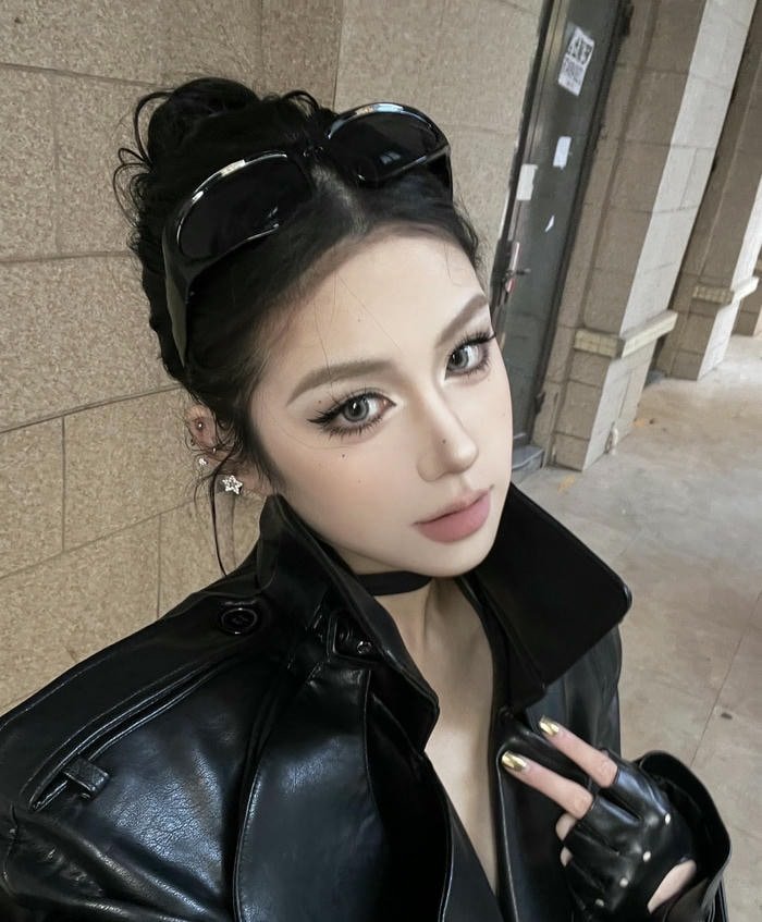 hình ảnh gái Trung Quốc ngầu tổng thể