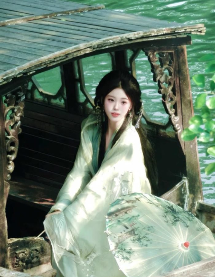 hình ảnh gái xinh cổ trang nét độc đáo