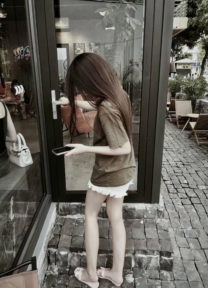 hình ảnh girl phố nền đường