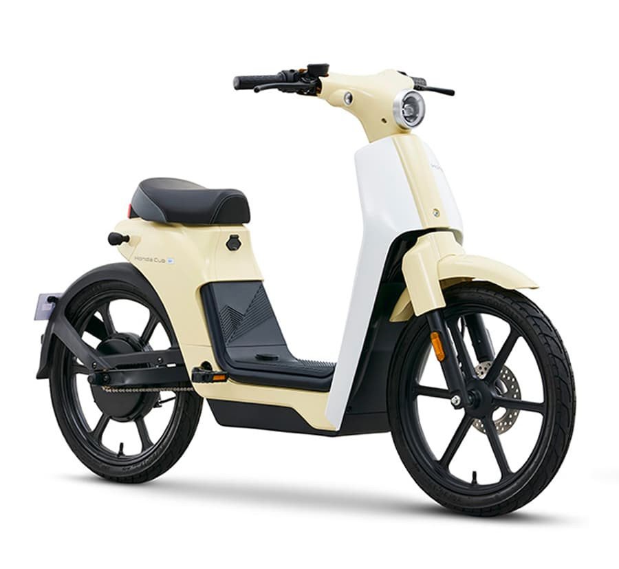 Hình ảnh Honda Cub e: với thiết kế xe đạp điện