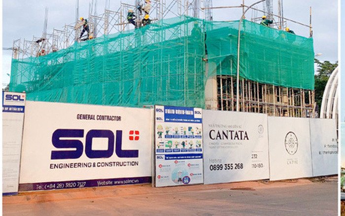 Hình ảnh minh họa hoạt động xây dựng của SOL E&C