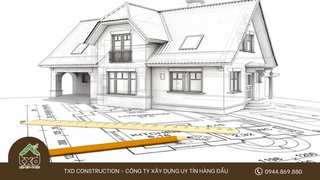Hình ảnh một gia đình hạnh phúc đang đứng trước ngôi nhà mơ ước, tượng trưng cho những tuổi đẹp có thể xây nhà vào năm 2028 để đón tài lộc