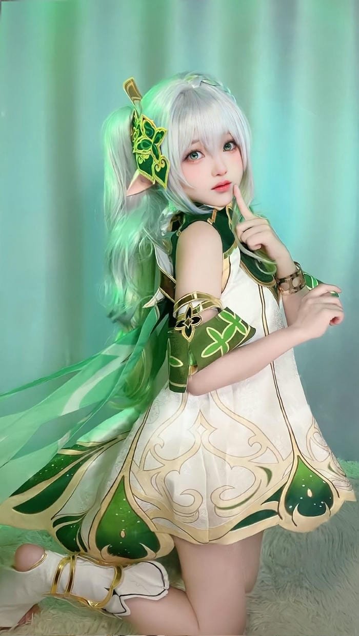 hình ảnh nahida cosplay nữ thần