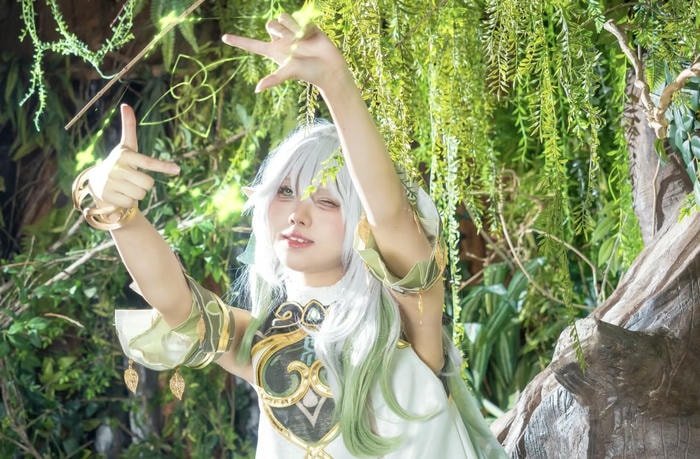 hình ảnh nahida cosplay trang nhã