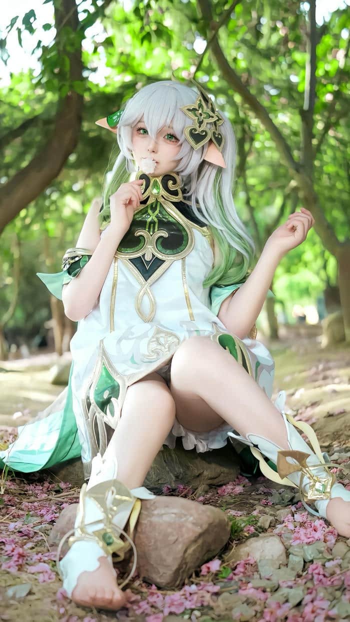 hình ảnh nahida cosplay xinh đẹp