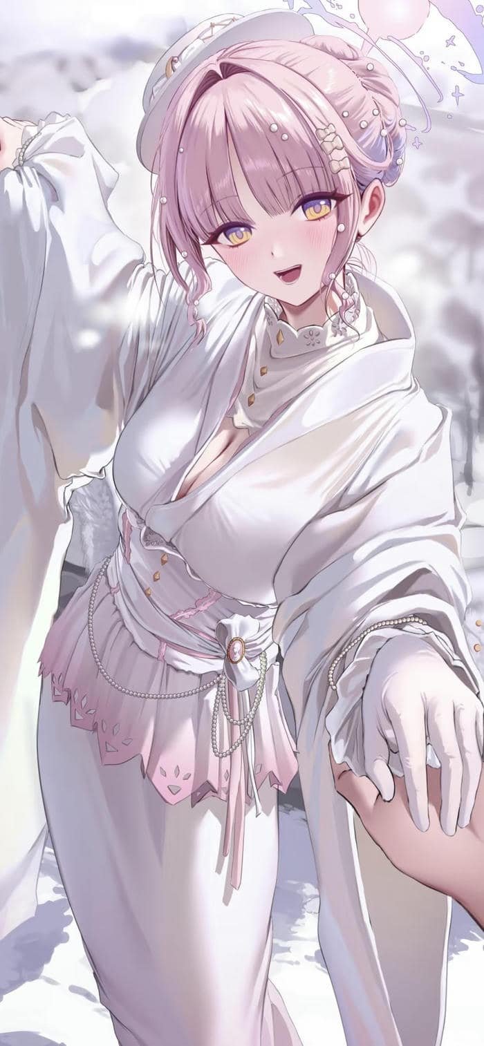 hình ảnh nền anime nữ ánh mắt dịu