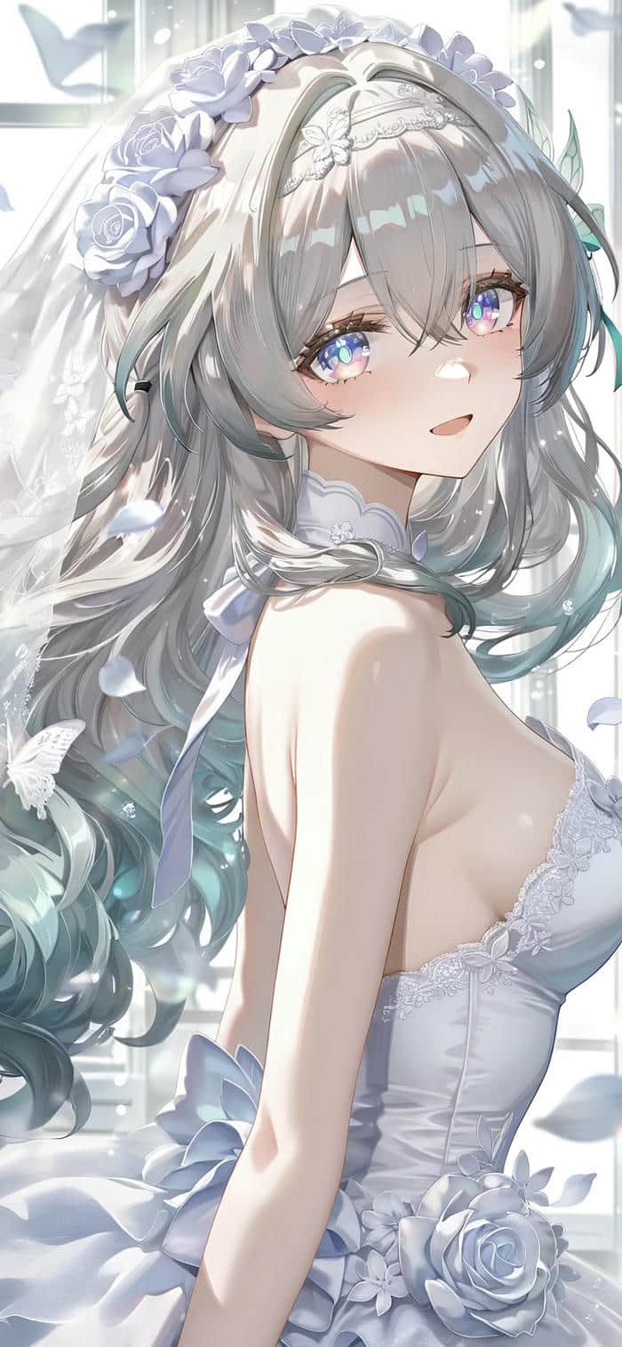 hình ảnh nền anime nữ biểu cảm sâu