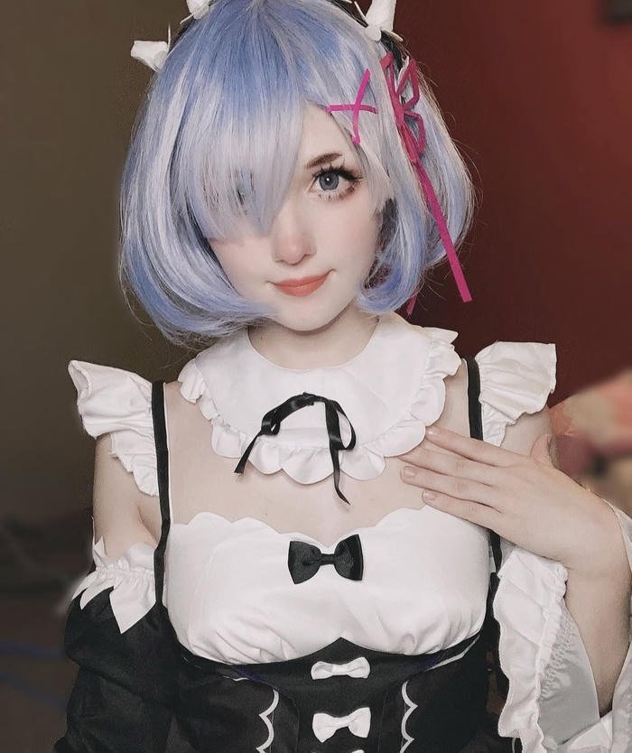 hình ảnh rem cosplay nét xinh